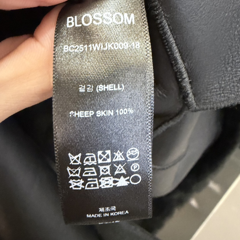 BLOSSOM韓國直郵㊣女士新品職業休閑真品推薦人氣熱賣時尚夾克BLOSSOM夾克