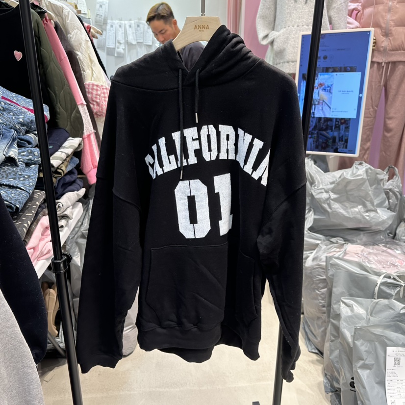 ANNA-P東大門㊣代購女裝新品時尚真品休閑人氣推薦衛衣連帽衫ANNA-P衛衣圖色2