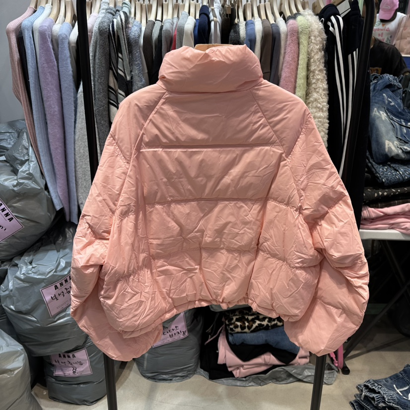 ANNA-P韓國直郵㊣女士新款職業推薦真品休閑熱賣人氣短款棉服ANNA-P短款棉服