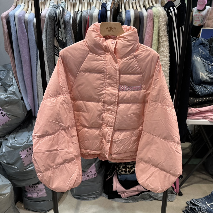 ANNA-P韓國直郵㊣女士新款職業推薦真品休閑熱賣人氣短款棉服ANNA-P短款棉服圖色1