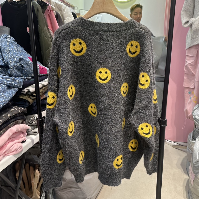 ANNA-P韓國直郵㊣女裝新款真品休閑時尚25秋冬推薦毛衣開衫ANNA-P毛衣