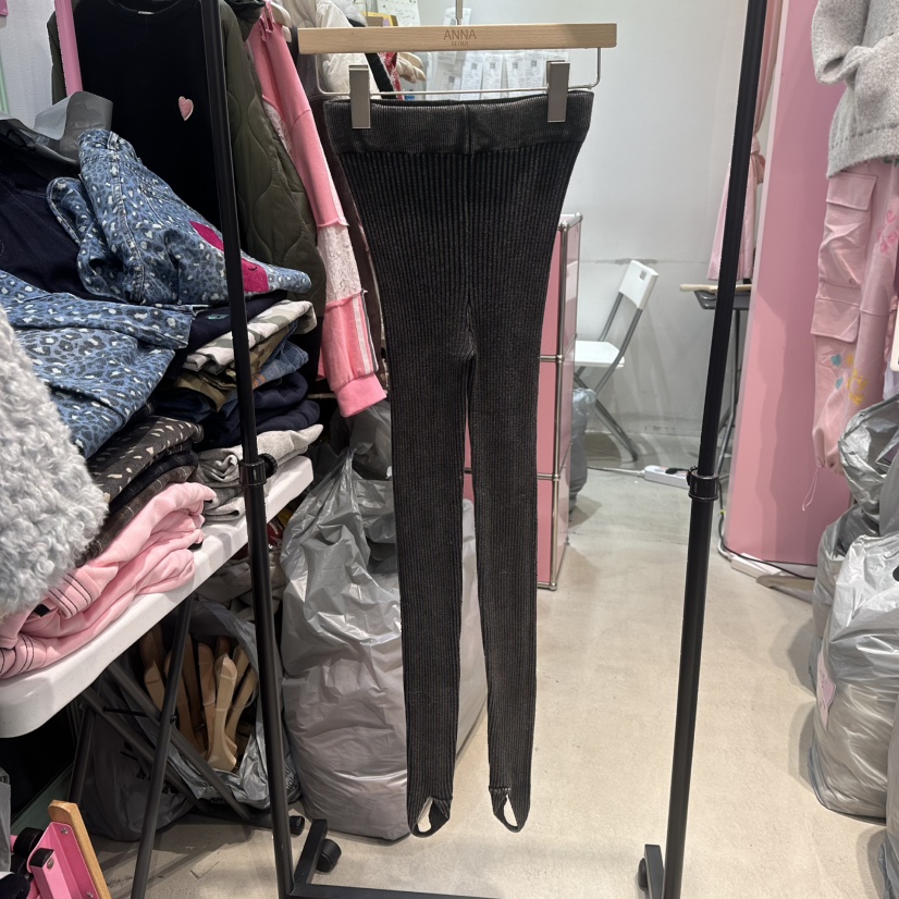 ANNA-P東大門㊣直郵女裝新品25秋冬職業打底褲鯊魚褲緊身褲ANNA-P打底褲/鯊魚褲圖色2黑色