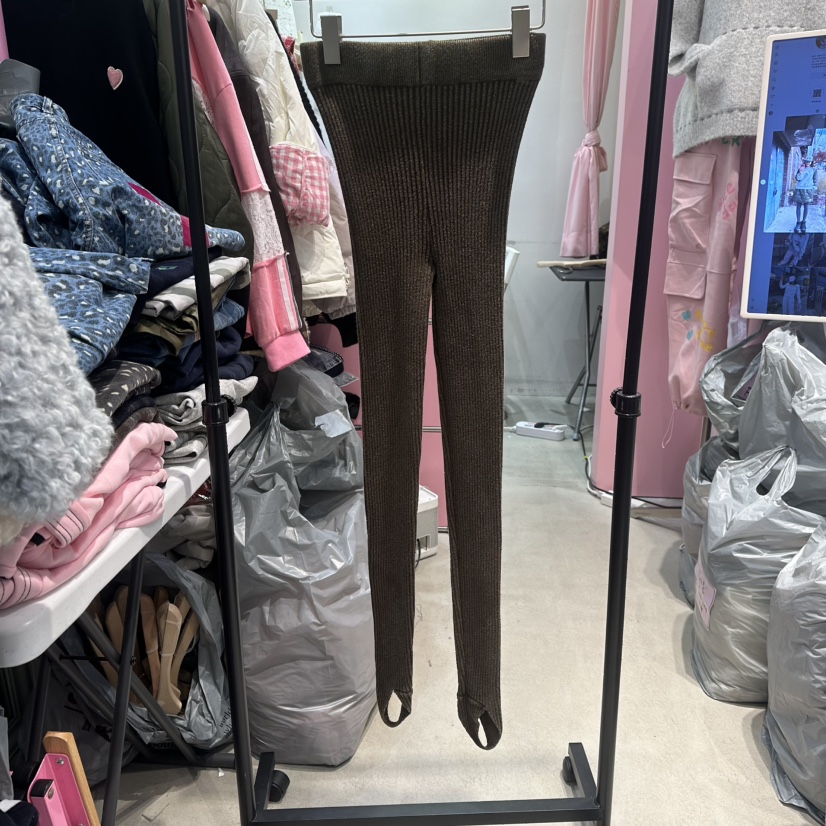 ANNA-P東大門㊣直郵女裝新品25秋冬職業打底褲鯊魚褲緊身褲ANNA-P打底褲/鯊魚褲圖色3棕色