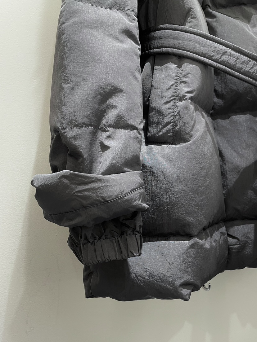 OBSESS韓國直郵㊣女士新品人氣職業真品短款羽絨服含腰帶鴨絨OBSESS/EARLY BIRD短款羽絨服