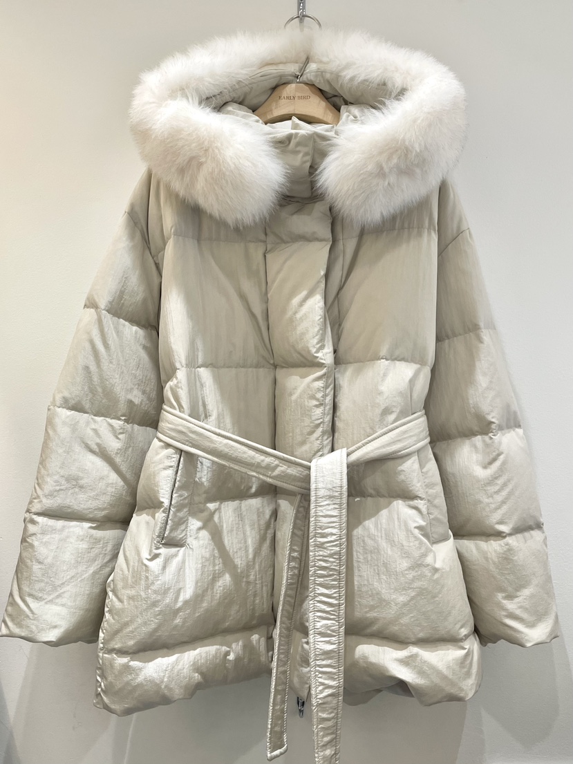 OBSESS韓國直郵㊣女士新品人氣職業真品短款羽絨服含腰帶鴨絨OBSESS/EARLY BIRD短款羽絨服圖色1