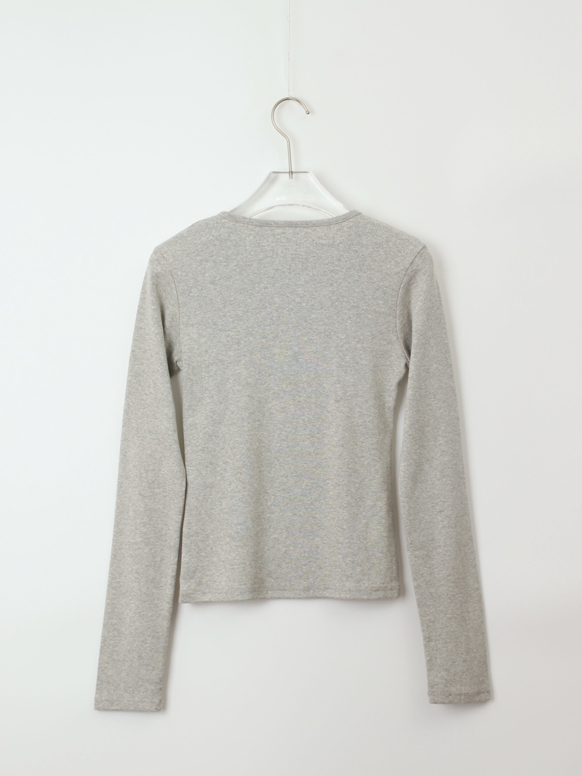 CCW韓國直郵㊣女士新品休閑職業25秋冬真品人氣熱賣長袖T恤CCW--NYUNYU長袖T恤