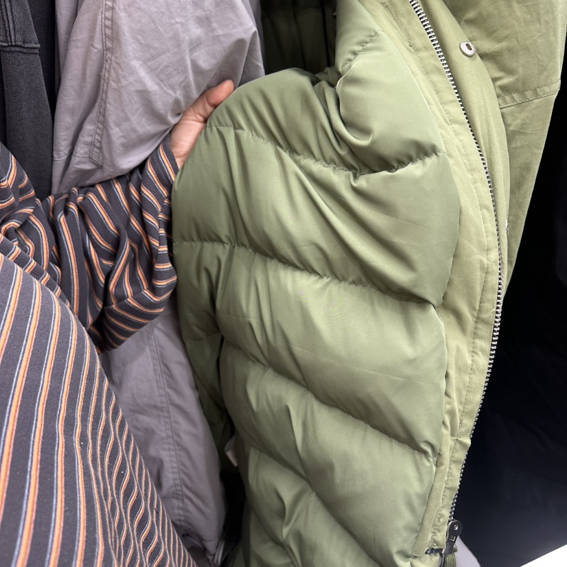 LADYBLACK韓國直郵㊣女士新品25秋冬推薦長款羽絨服浣熊填充絨LADYBLACK長款羽絨服