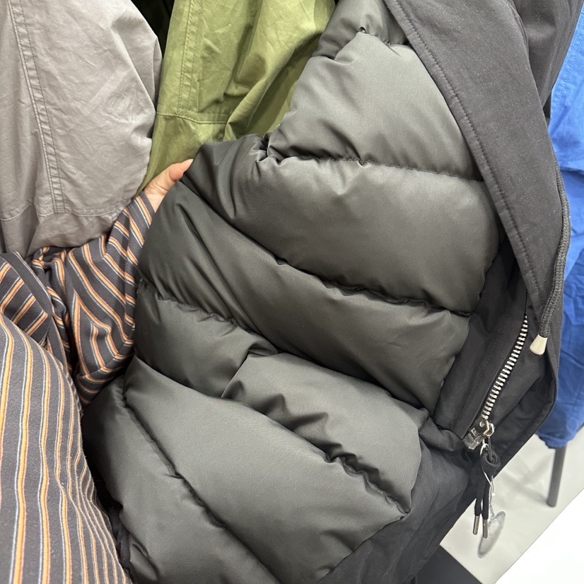 LADYBLACK韓國直郵㊣女士新品25秋冬推薦長款羽絨服浣熊填充絨LADYBLACK長款羽絨服