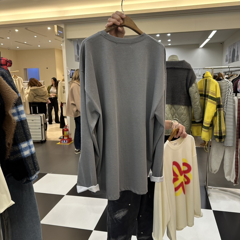 LADYBLACK韓國直郵㊣女士新款推薦時尚人氣25秋冬職業長袖T恤LADYBLACK長袖T恤