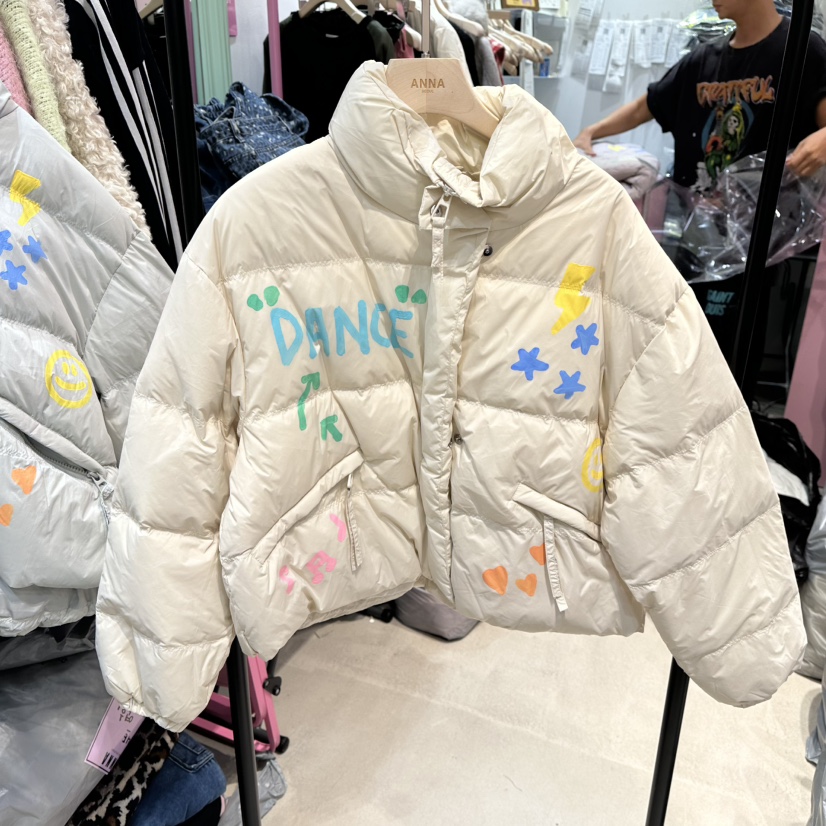 ANNA-P東大門㊣代購女裝新款推薦25秋冬休閑熱賣人氣短款棉服ANNA-P短款棉服圖色1