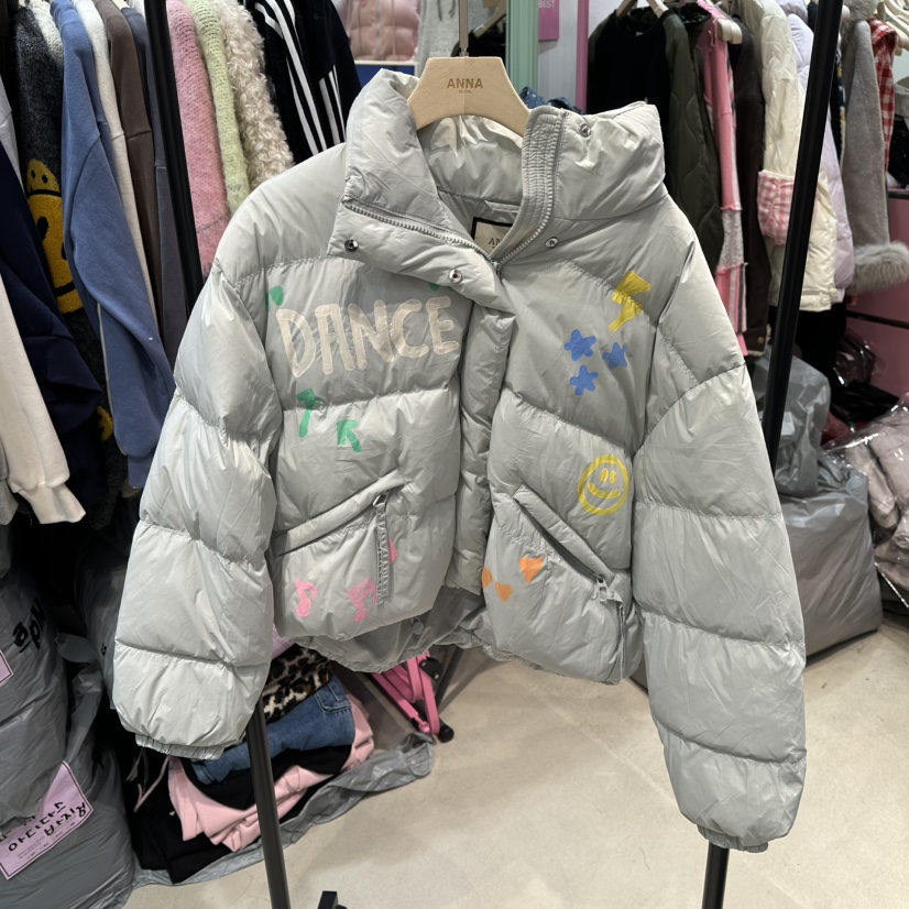 ANNA-P東大門㊣代購女裝新款推薦25秋冬休閑熱賣人氣短款棉服ANNA-P短款棉服圖色2