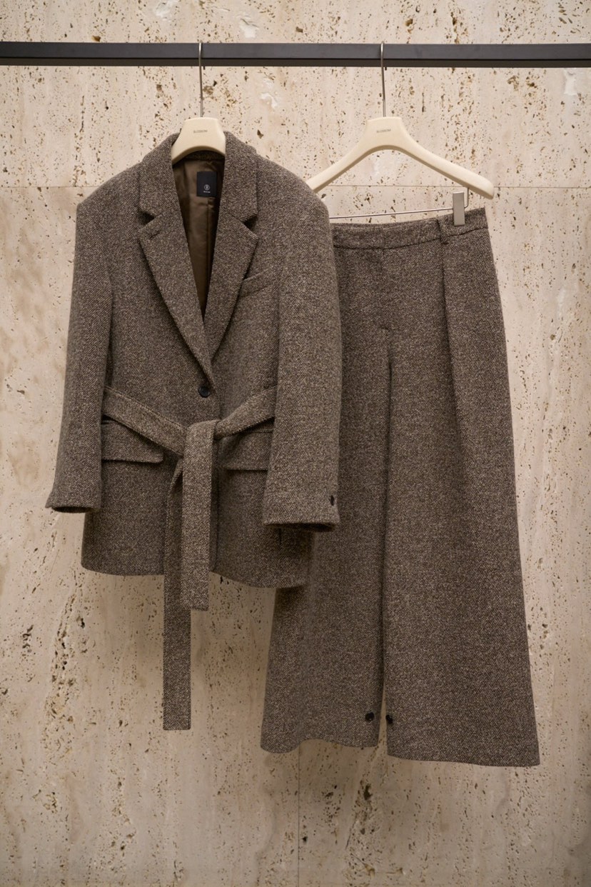 BLOSSOM東大門㊣代購女裝新品時尚推薦真品25秋冬休閑褲兔子BLOSSOM休閑褲