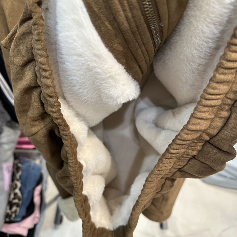 ANNA-P韓國代購㊣女士新款休閑推薦25秋冬時尚職業夾克麂皮ANNA-P夾克