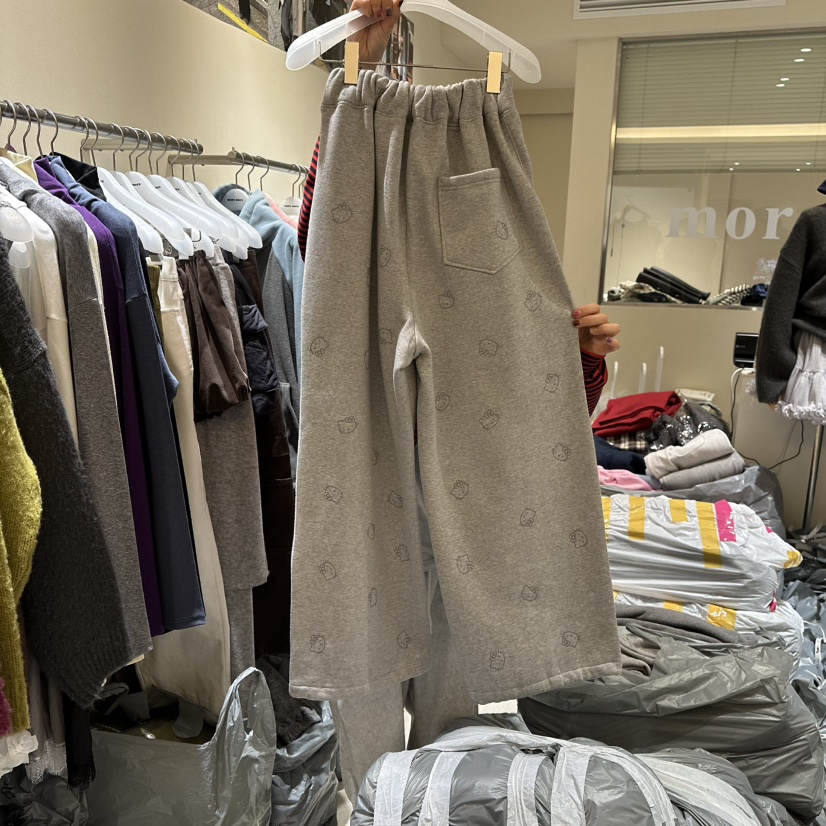 MOREMORE東大門㊣直郵女裝新品真品人氣職業熱賣休閑褲加絨more more休閑褲