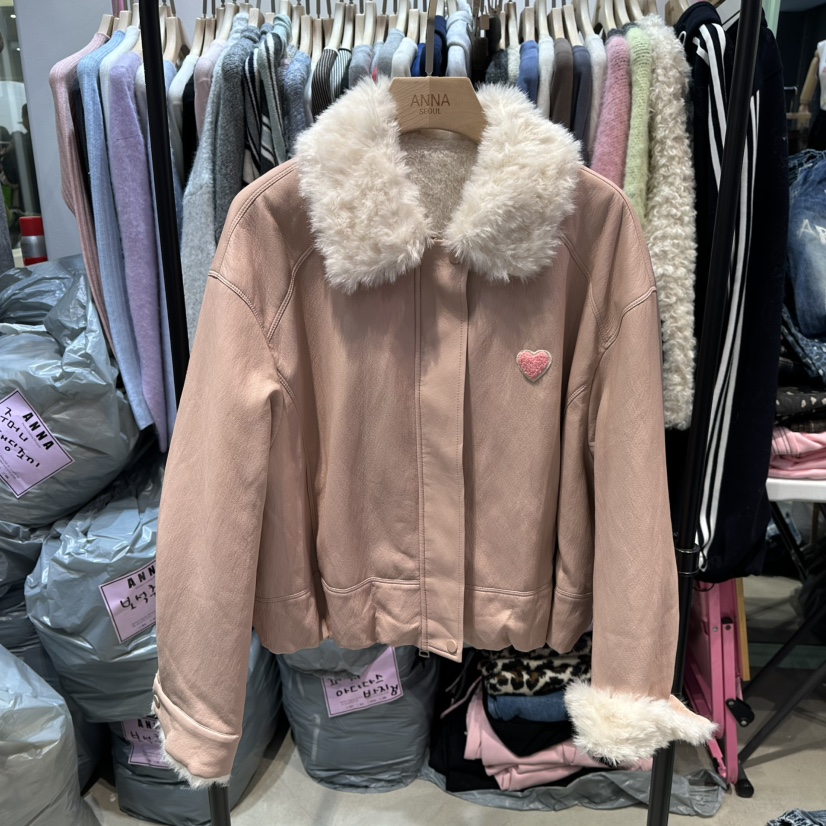 ANNA-P東大門㊣直郵女士新款休閑熱賣25秋冬職業真品人氣夾克ANNA-P夾克圖色1