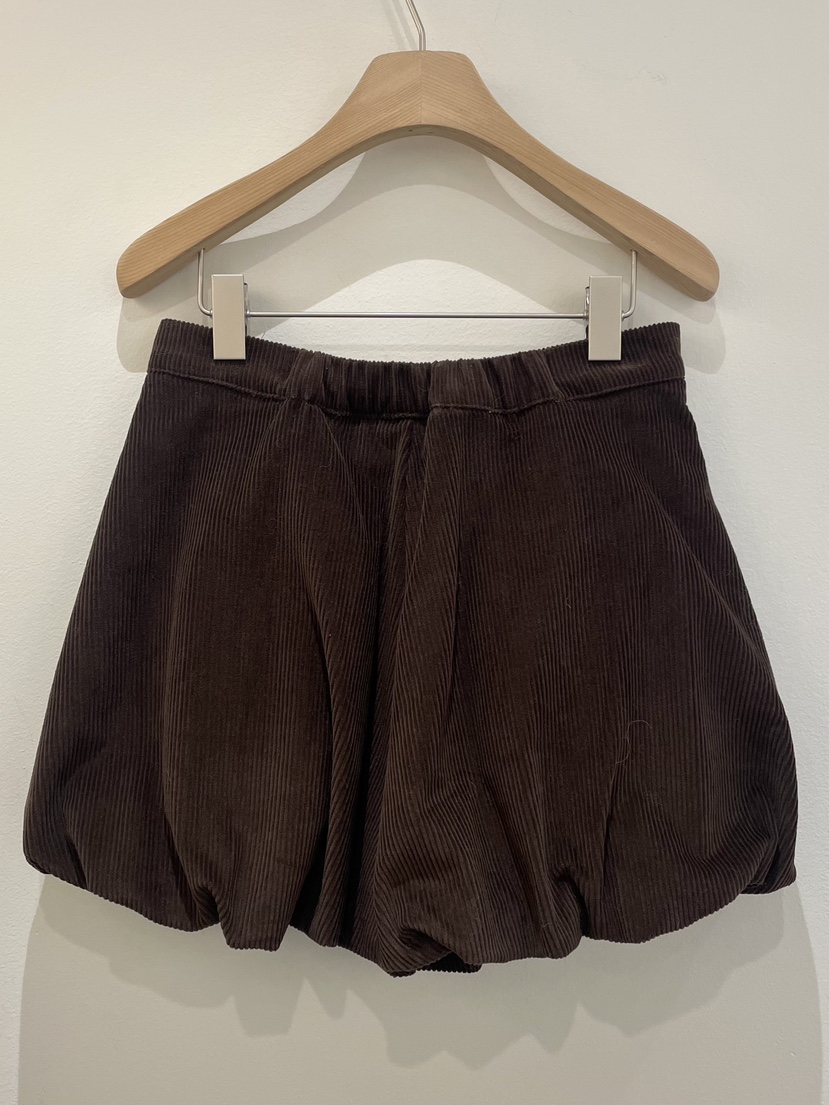 OBSESS東大門㊣代購女裝新品推薦職業熱賣人氣25秋冬短褲燈芯絨OBSESS/EARLY BIRD短褲