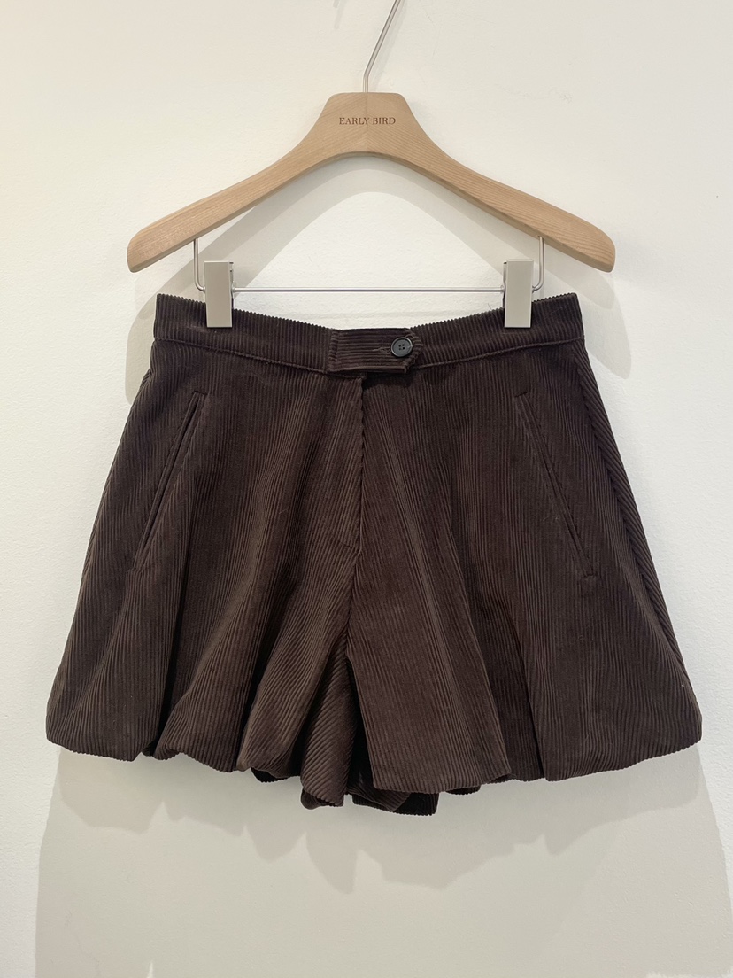 OBSESS東大門㊣代購女裝新品推薦職業熱賣人氣25秋冬短褲燈芯絨OBSESS/EARLY BIRD短褲圖色3