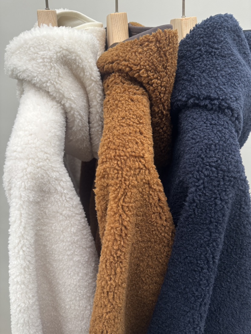 LEGACY BONE韓國直郵㊣女裝新款熱賣人氣夾克連帽拉鏈衫抓絨LEGACY BONE夾克