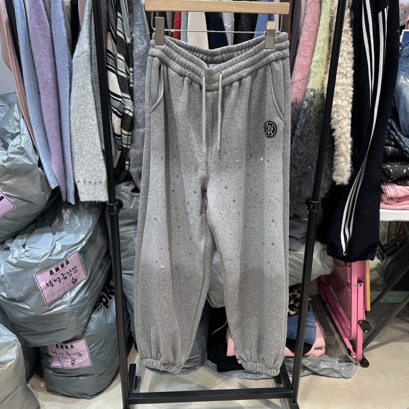 ANNA-P東大門㊣實拍女士新品人氣真品時尚休閑推薦休閑褲加絨ANNA-P休閑褲圖色1