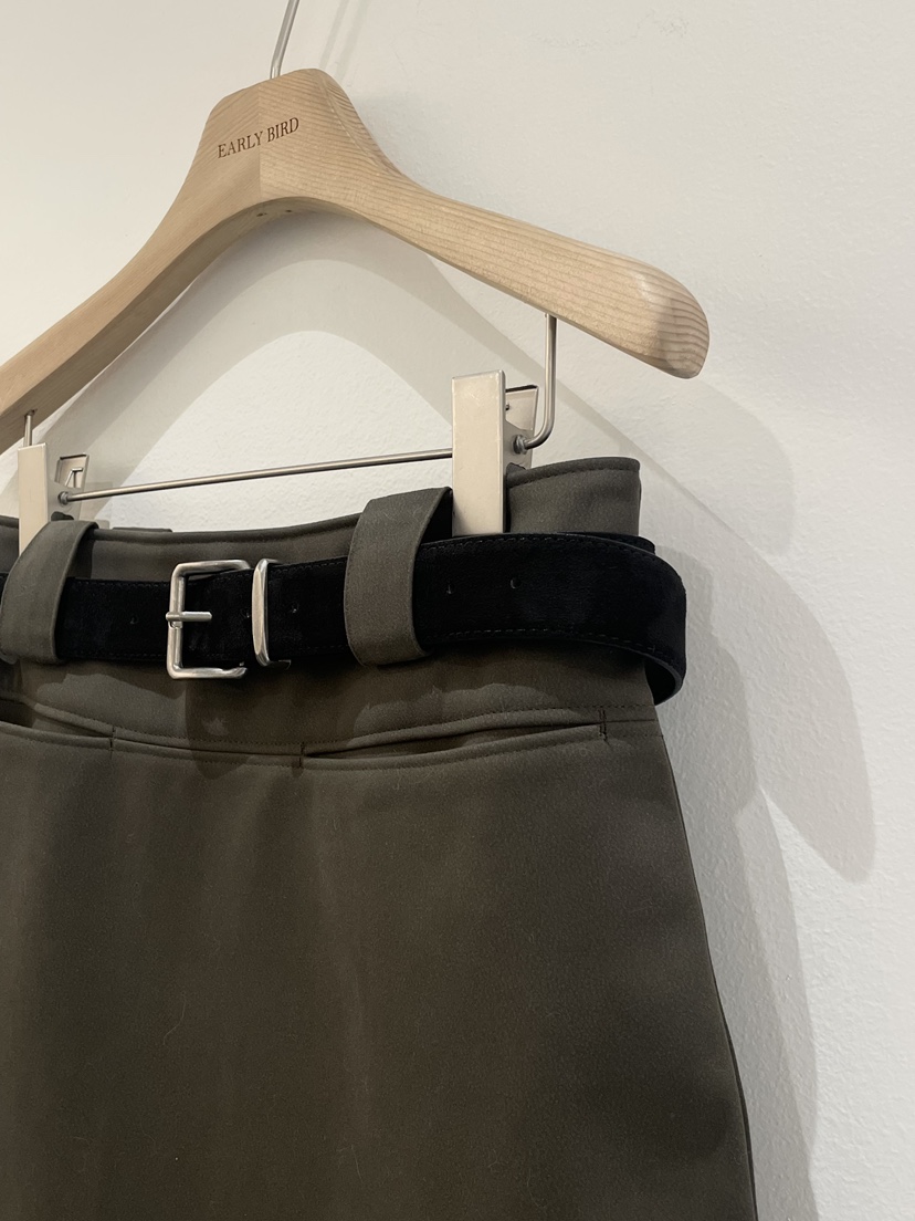 OBSESS韓國直郵㊣女士新款熱賣推薦時尚休閑職業裙褲含腰帶OBSESS/EARLY BIRD裙褲