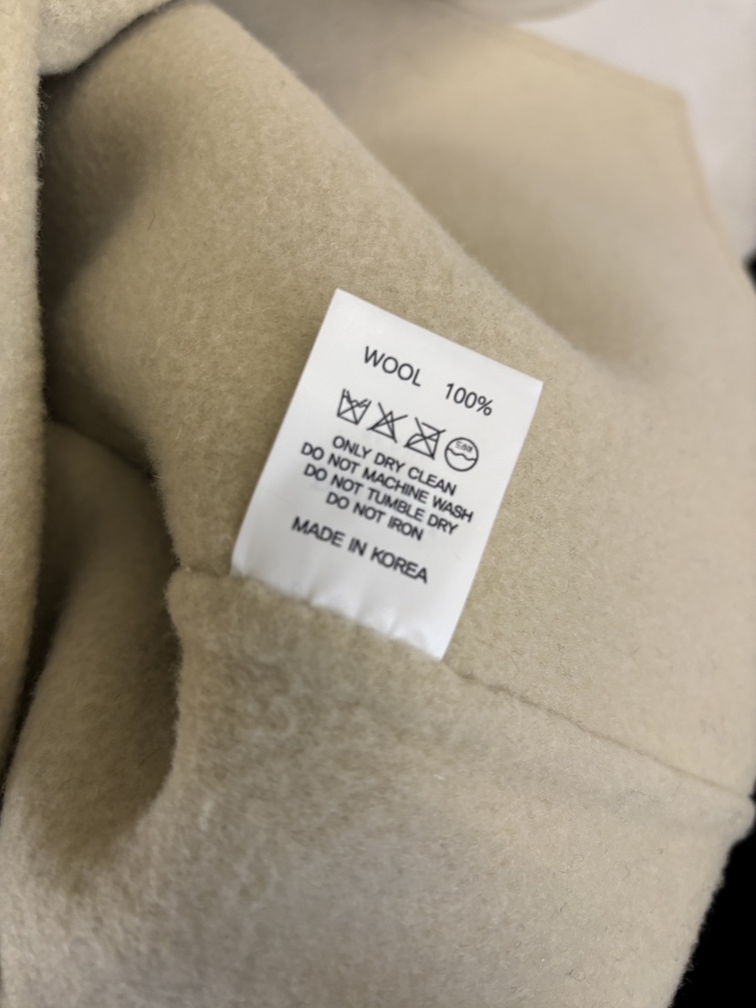 POUCH東大門㊣實拍女裝新款熱賣休閑時尚25秋冬人氣中長款大衣POUCH中長款大衣