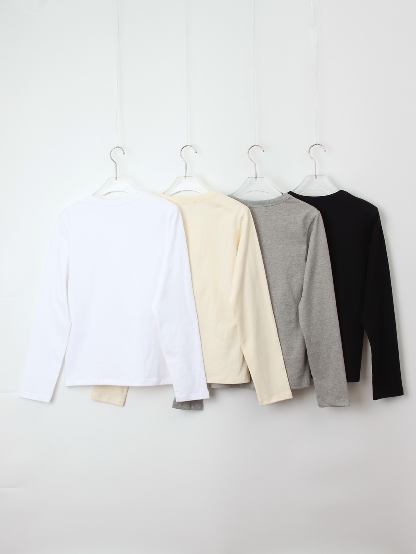 CCW東大門㊣代購女士新款時尚熱賣人氣職業推薦25秋冬長袖T恤CCW--NYUNYU長袖T恤