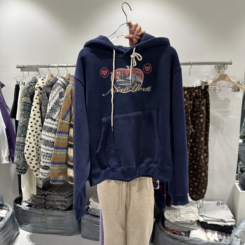 COMBO東大門㊣直郵女士新品人氣熱賣職業真品推薦休閑衛衣加絨COM_BO衛衣圖色2