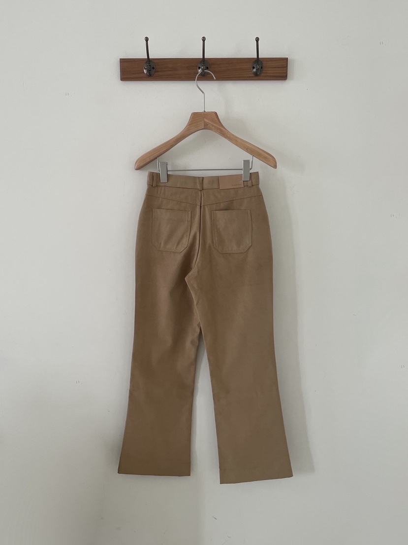 3 ANOTHER韓國直郵㊣女裝新品休閑真品人氣時尚休閑褲絨面革3 ANOTHER休閑褲