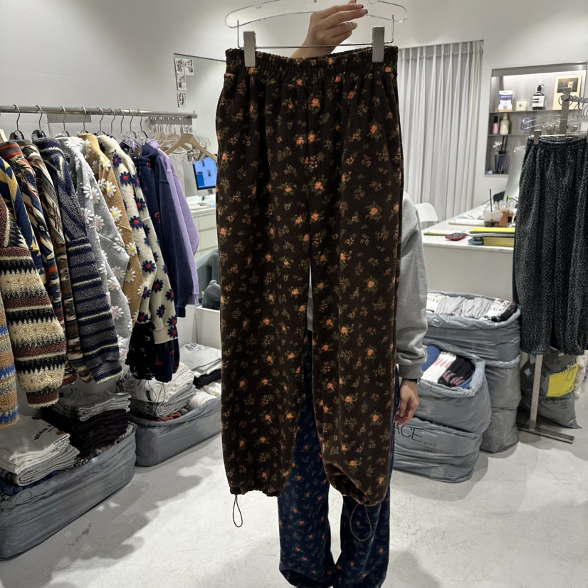 COMBO韓國代購㊣女裝新款休閑推薦真品熱賣職業25秋冬休閑褲加絨COM_BO休閑褲圖色2