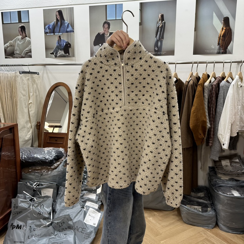 NOWHERE東大門㊣實拍女士新品人氣時尚職業推薦熱賣衛衣抓絨NOWHERE衛衣圖色1