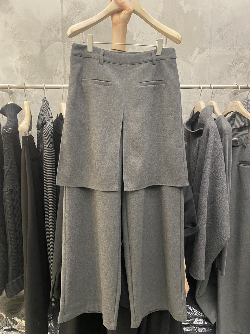 THE VETIVER-A韓國代購㊣女士新品25秋冬人氣休閑職業裙褲VETIVER裙褲