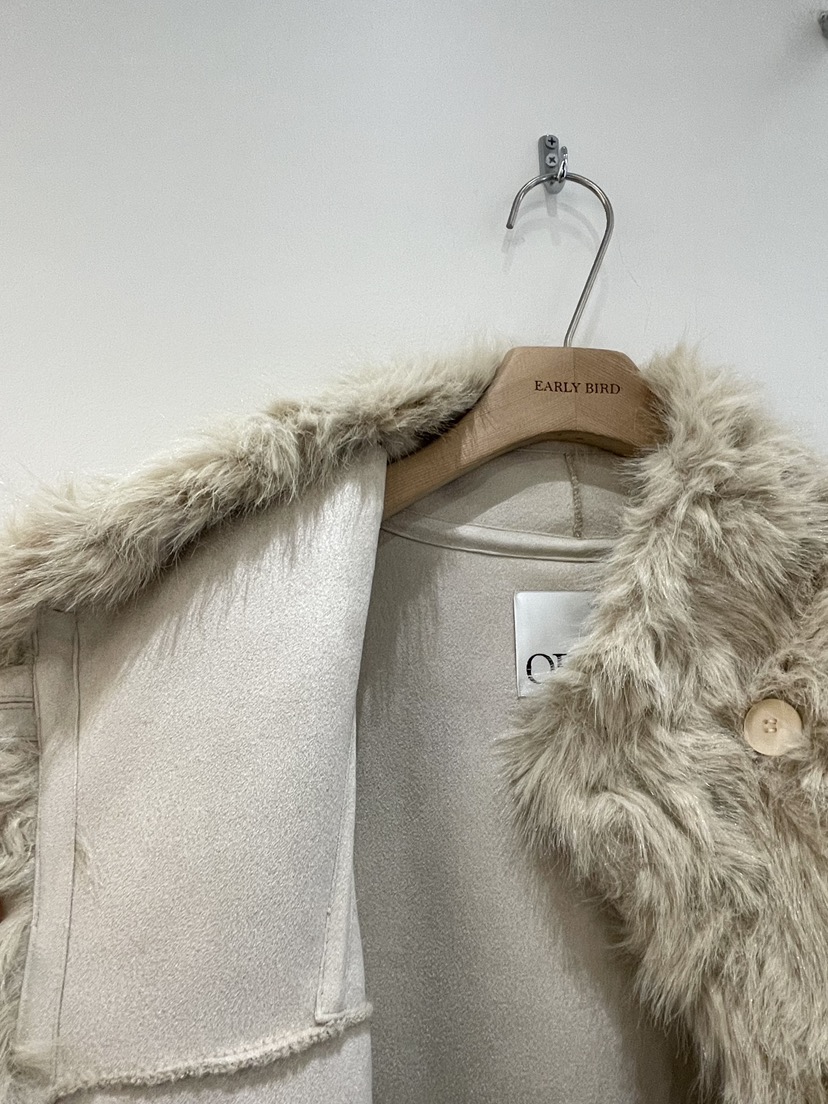 OBSESS韓國代購㊣女士新款熱賣推薦時尚25秋冬休閑短款大衣OBSESS/EARLY BIRD短款大衣