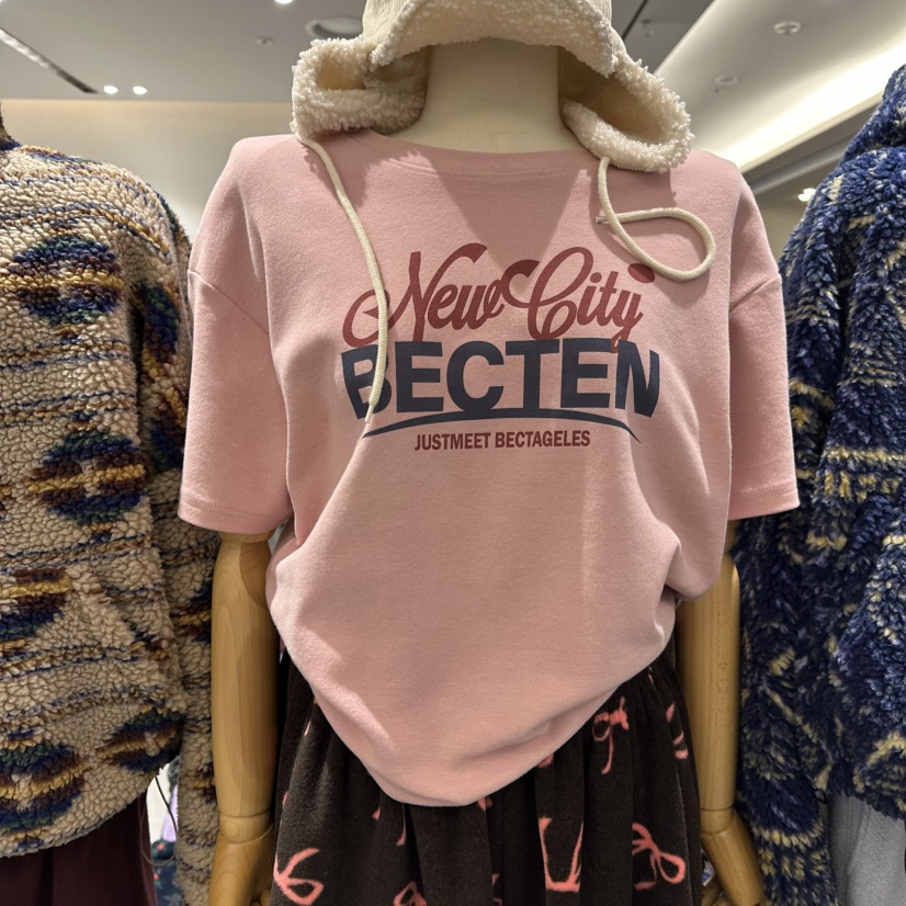 COMBO東大門㊣實拍女裝新品人氣真品25秋冬休閑時尚推薦T恤COM_BOT恤圖色1