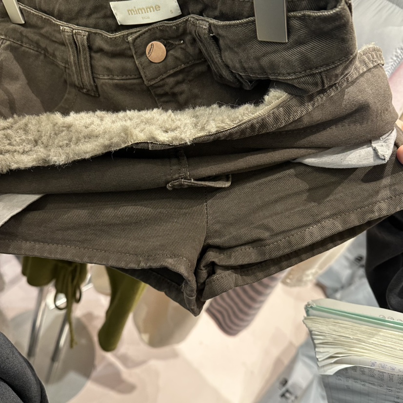 MIMME東大門㊣直郵女裝新款真品休閑職業時尚人氣推薦裙褲毛皮MIMME裙褲