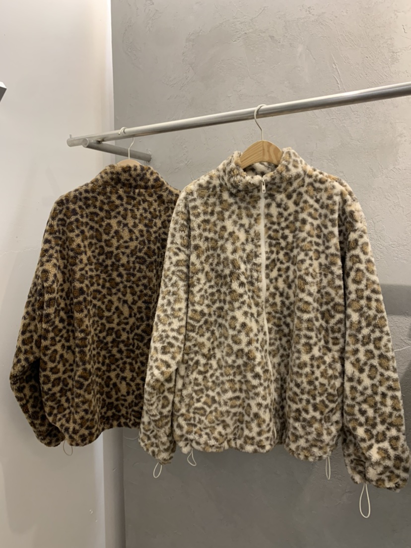 MOSAIC東大門㊣實拍女裝新款推薦職業熱賣25秋冬休閑夾克豹紋MOSAIC夾克