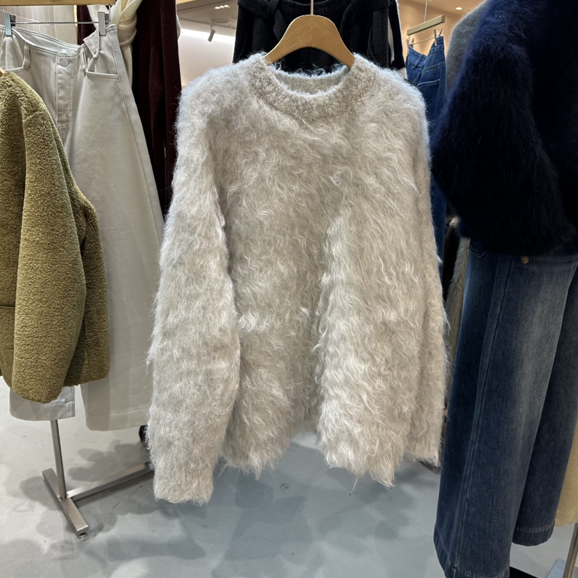 ALEGRE東大門㊣實拍女裝新款時尚職業熱賣25秋冬休閑針織衫ALEGRE針織衫圖色1