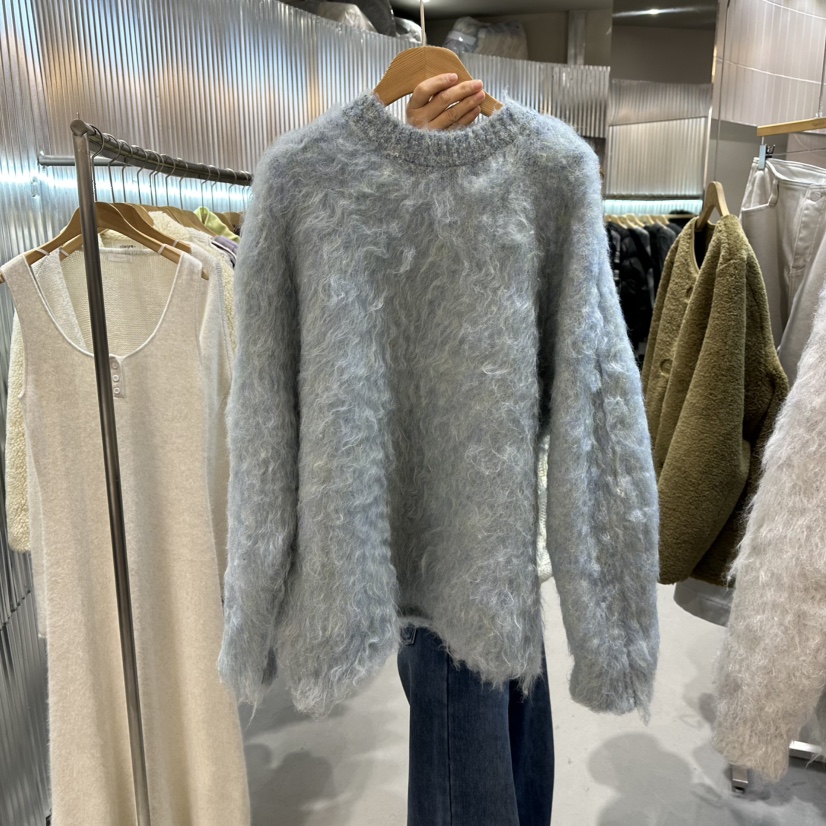 ALEGRE東大門㊣實拍女裝新款時尚職業熱賣25秋冬休閑針織衫ALEGRE針織衫圖色2