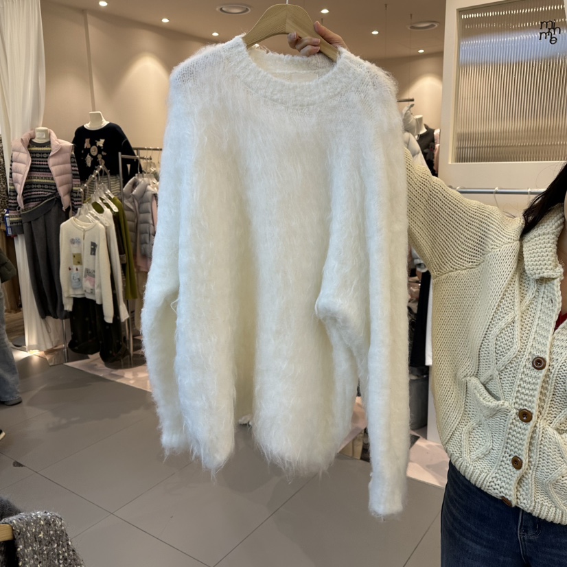 ALEGRE東大門㊣實拍女裝新款時尚職業熱賣25秋冬休閑針織衫ALEGRE針織衫圖色3