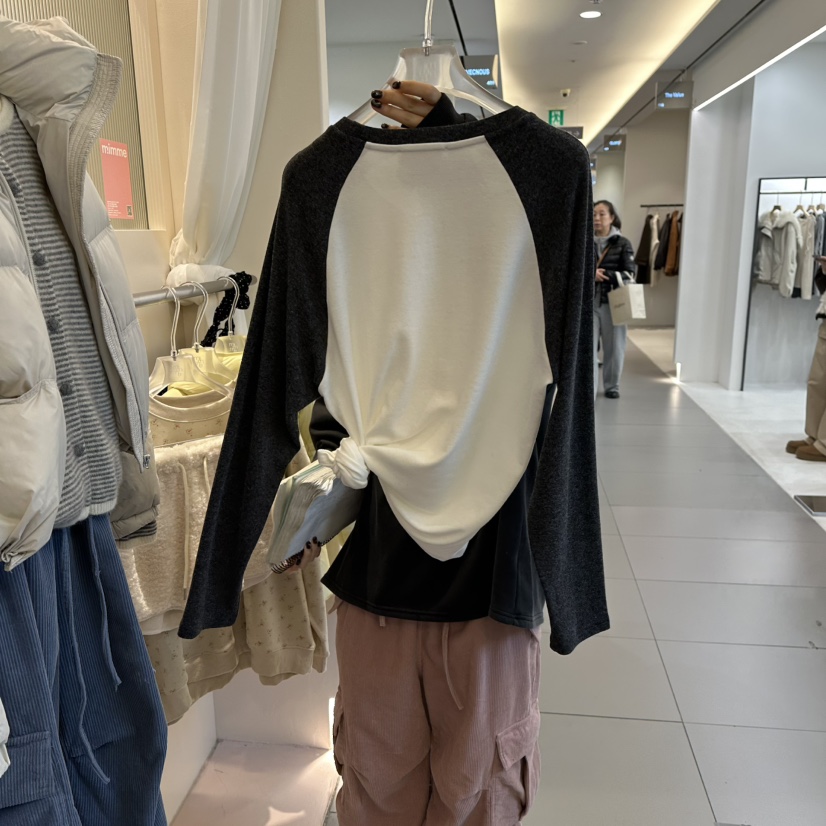 MIMME東大門㊣代購女裝新品時尚熱賣職業人氣真品25秋冬長袖T恤MIMME/LOOKK長袖T恤