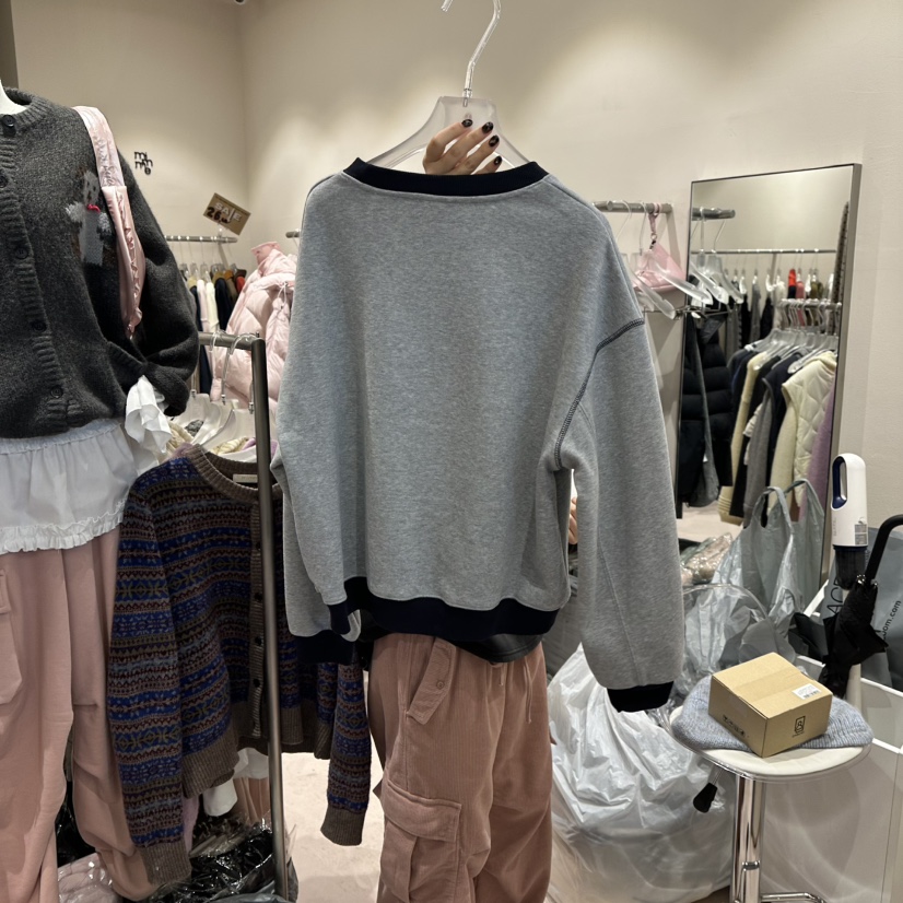 MIMME東大門㊣直郵女士新品熱賣推薦人氣職業真品25秋冬衛衣加絨MIMME衛衣