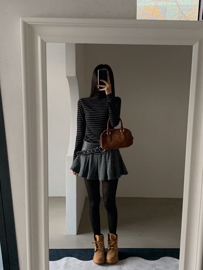 VERANDA東大門㊣實拍女士新品25秋冬真品休閑職業推薦長袖T恤VERANDA長袖T恤