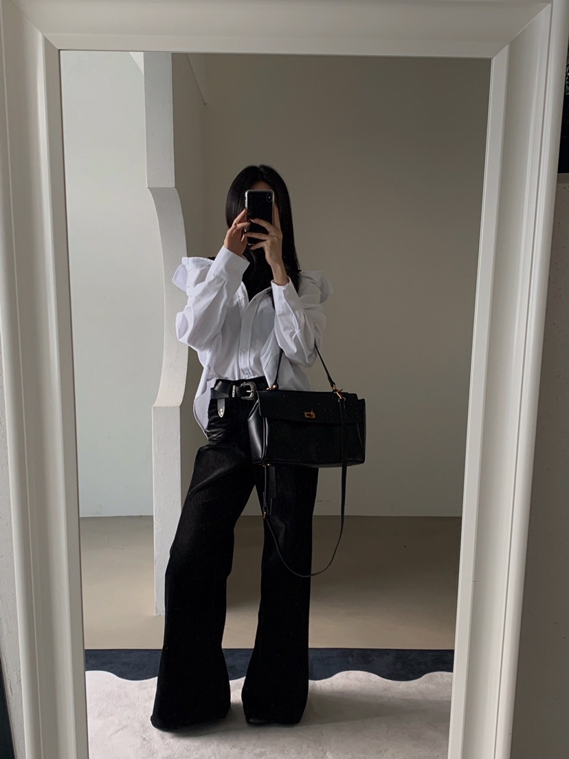 VERANDA東大門㊣代購女裝新款職業真品25秋冬熱賣襯衫蕾絲衫VERANDA襯衫/蕾絲衫