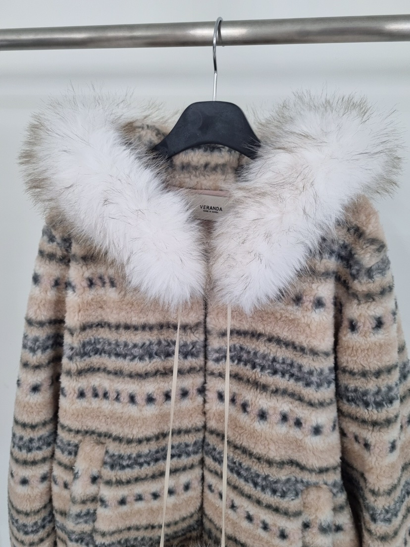 VERANDA韓國直郵㊣女士新品休閑熱賣真品推薦夾克連帽拉鏈衫VERANDA夾克