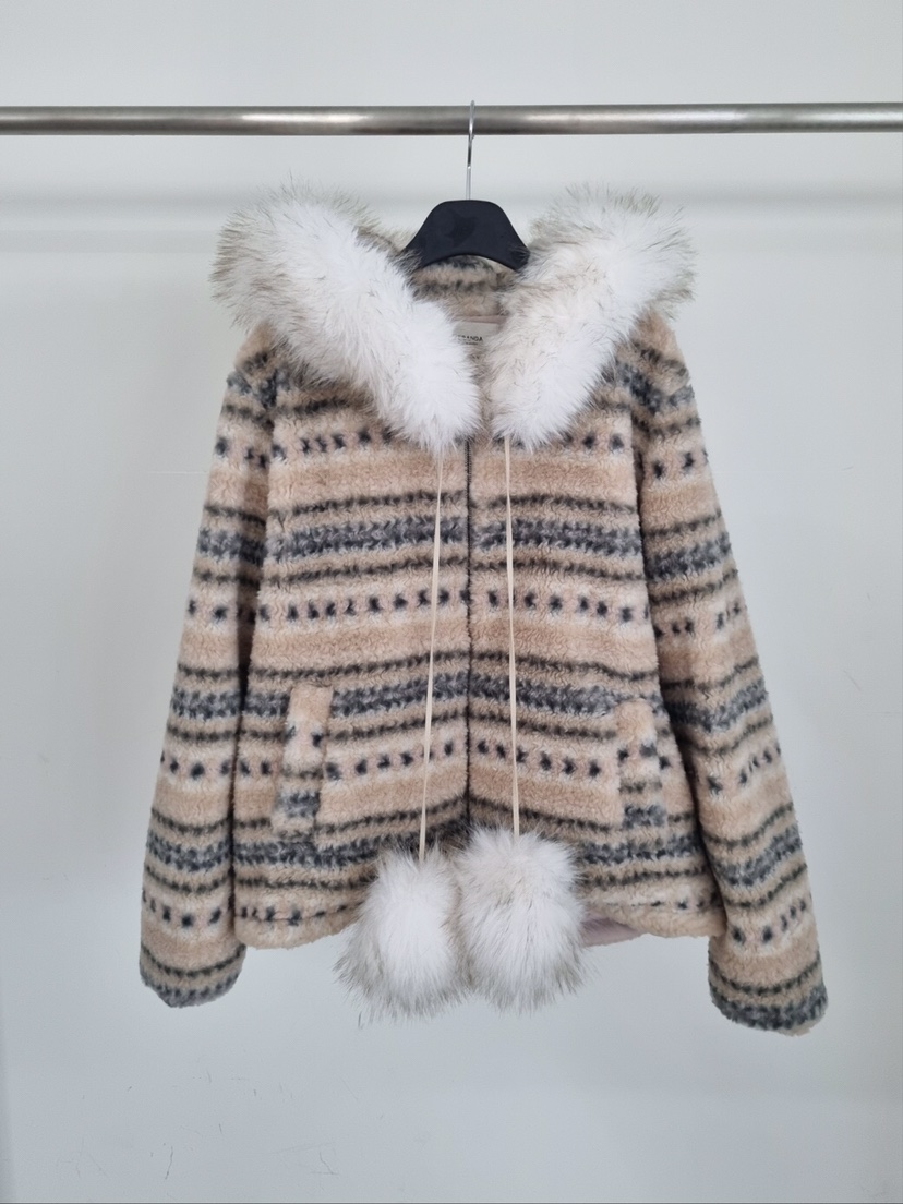 VERANDA韓國直郵㊣女士新品休閑熱賣真品推薦夾克連帽拉鏈衫VERANDA夾克圖色1