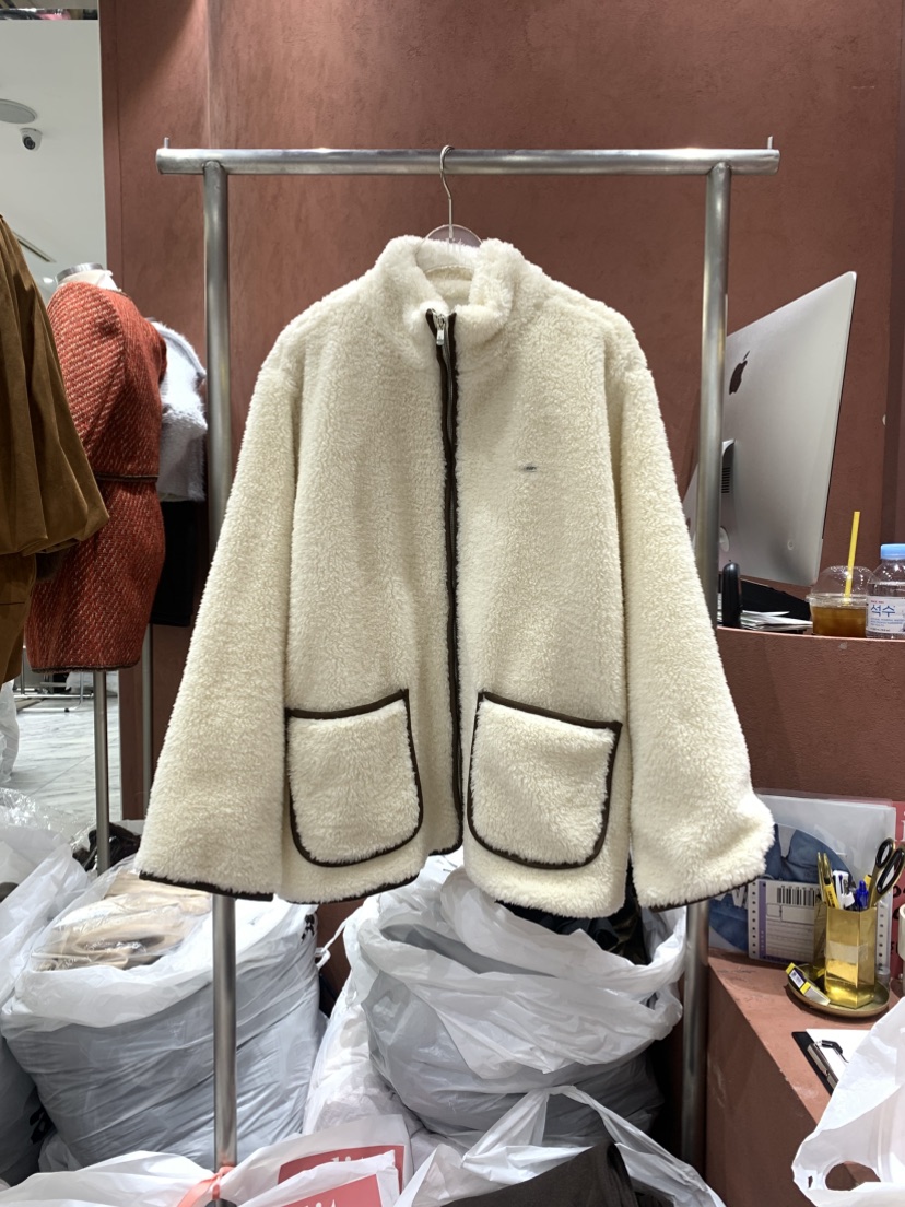 SLIT韓國直郵㊣女士新款25秋冬職業熱賣真品休閑人氣短款大衣SLIT短款大衣圖色1