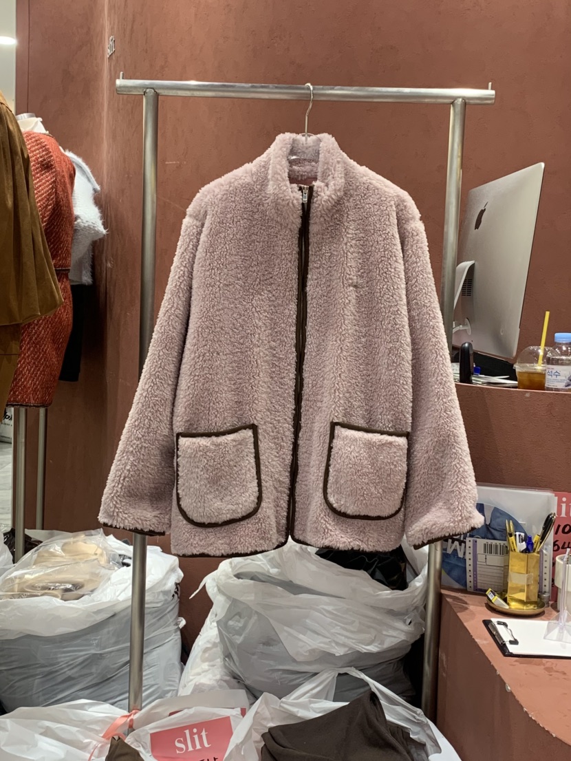 SLIT韓國直郵㊣女士新款25秋冬職業熱賣真品休閑人氣短款大衣SLIT短款大衣圖色2