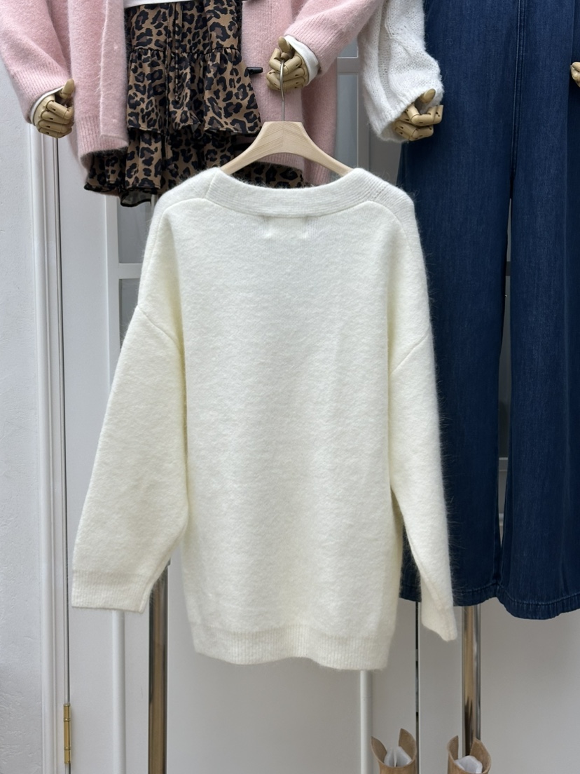 RE:FRESH-L東大門㊣直郵女士新品時尚休閑推薦真品針織衫紐扣RE:FRESH針織衫