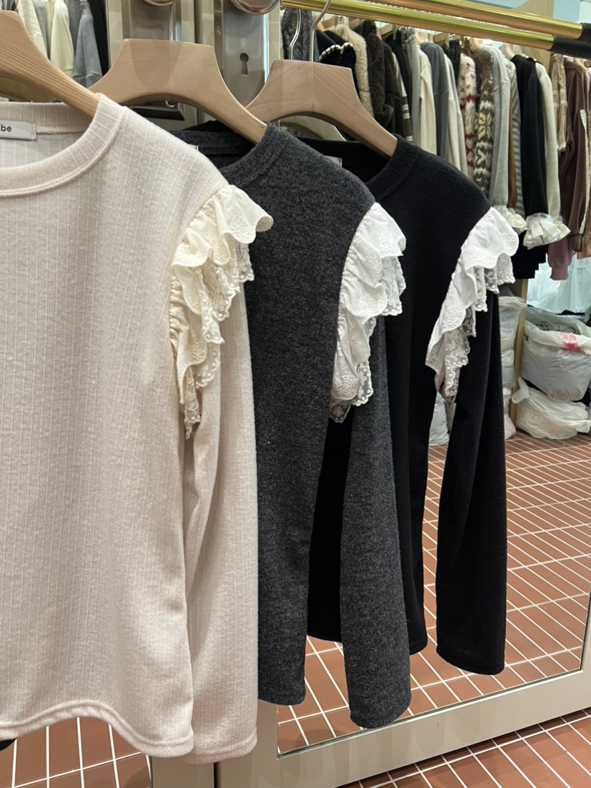 BE&amp;BE韓國直郵㊣女裝新品熱賣25秋冬人氣休閑推薦時尚T恤BE&beT恤