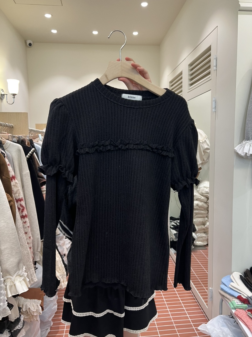 BE&amp;BE韓國直郵㊣女裝新品熱賣25秋冬人氣休閑推薦時尚T恤BE&beT恤圖色3