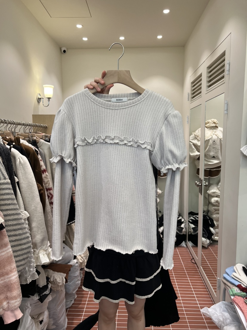 BE&amp;BE韓國直郵㊣女裝新品熱賣25秋冬人氣休閑推薦時尚T恤BE&beT恤圖色4